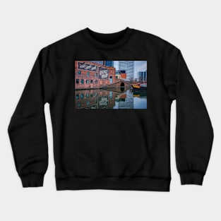 Birmingham canal Photograph Crewneck Sweatshirt